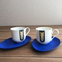 ゆるキャラ♡動物マグカップ♡Face かわいい食器 雑貨 カップ＆ソーサーの画像