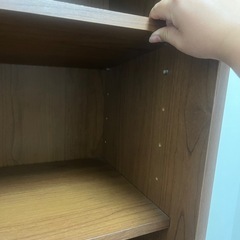 木製収納棚の画像