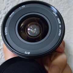 超希少　レンズは新品級　sigma AF 18mm f3.5　canon efマウント の画像