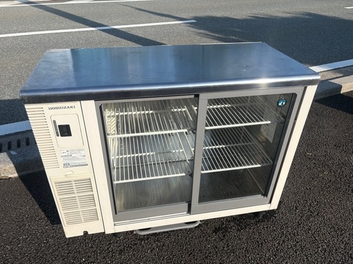 ■中古品 ホシザキテーブル形冷蔵ショーケース RTS-100STD 2020年 1000ｘ450ｘ800ｍｍ 動作問題なし 厨房■