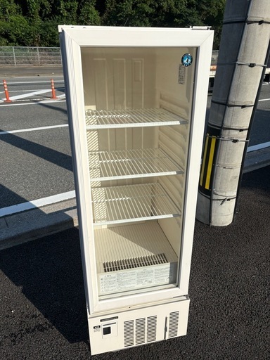 ■中古品 ホシザキ小型冷蔵ショーケース USB-50DTL 2018年 135L 500ｘ490ｘ1520ｍｍ 動作問題なし 厨房■