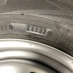 ２０２２年165/r13スタッドレスタイヤ4本セットの画像