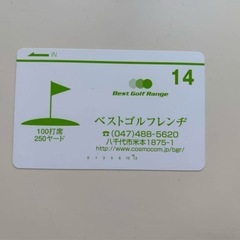 ゴルフカード ベストゴルフレンヂ×2枚の画像