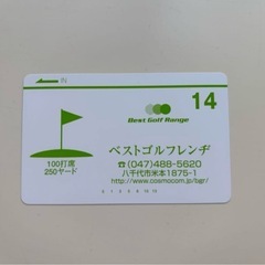ゴルフカード ベストゴルフレンヂ×2枚の画像
