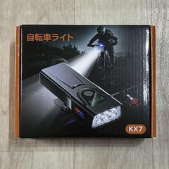 自転車 ライト 充電式 高輝度 5200mAh 防水 5段階調光 テールライト付の画像