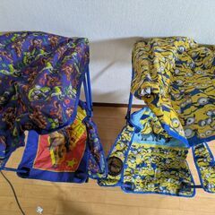 子供用アウトドア折りたたみチェア　ミニオンズ　トイストーリーの画像