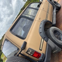 トヨタ　ランクル80  ラプター塗装　ディーゼルターボ　サンルーフ　AT デフロック付き　実働中古現状販売　距離約２６万キロの画像