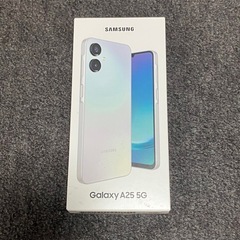 Galaxy  A25  5G 　SC-53F  　ライトブルー　ドコモ　未開封　 未使用　エレコムガラスフィルム付きの画像