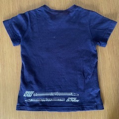 Tシャツ　新幹線　ネイビー　120　の画像