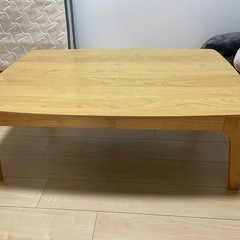 こたつテーブル 布団なしの画像