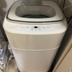 【決まりました】一人暮らし用小型洗濯機（3.8kg）の画像