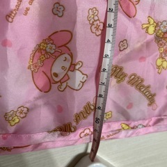 マイメロ　レインポンチョ　80から100 フリーサイズの画像