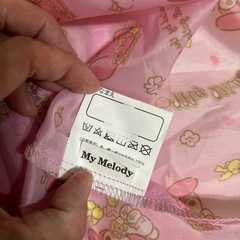 マイメロ　レインポンチョ　80から100 フリーサイズの画像