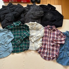 【120cm】GAP ユニクロ 服 まとめ売り 秋冬 男の子の画像
