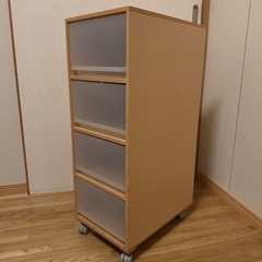 4段引き出し キャスター付きの画像
