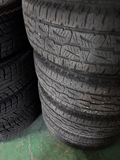 ENKEI製 三菱 デリカ D5 純正 アルミホイール4本セット 5H114.3 215/60R16 ブリヂストン DUELER A/