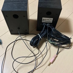 MM-SPWD2BK 木製2chマルチメディアスピーカーの画像
