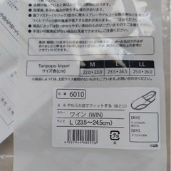 【試着のみ】介護　室内用シューズ L (23.5〜24.5 cm)の画像