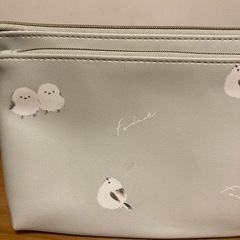 ポーチ　シマエナガの画像