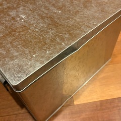 無印良品　トタンボックス・フタ式・大　トタン箱　保存容器の画像