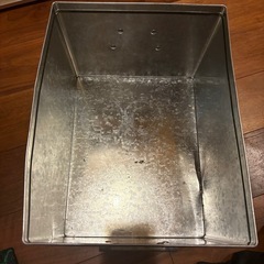 無印良品　トタンボックス・フタ式・大　トタン箱　保存容器の画像