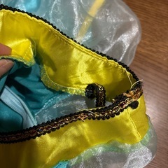 【美品】ジャスミン風ドレス 3点セット　ハロウィン　コスプレ　コスチュームの画像