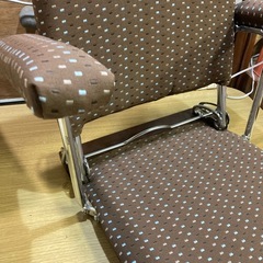 未使用　宮武製作所 座椅子　2個セット　幅約54cm×奥行約51~78cm日本製の画像