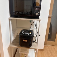 【長崎市・時津・長与・諫早・大村】ラック　炊飯器・レンジ　ナフコの画像