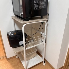 【長崎市・時津・長与・諫早・大村】ラック　炊飯器・レンジ　ナフコの画像