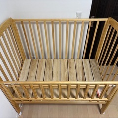 KATOJI(カトージ)ベビーベッド 70×120cm ハイポジション。 
の画像