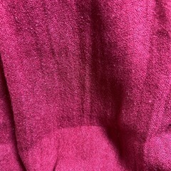【中古】フリンジ付きマゼンタストール　※多少の毛玉ありの画像