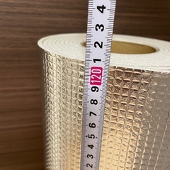 アルミ保温 保冷 断熱シート 120cm×380cm ロール巻の画像