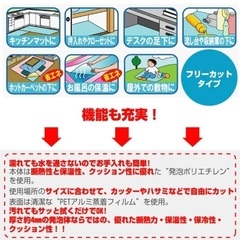 アルミ保温 保冷 断熱シート 120cm×380cm ロール巻の画像