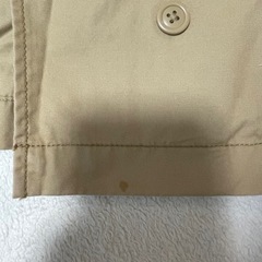GAP ベージュコート リボン付きの画像