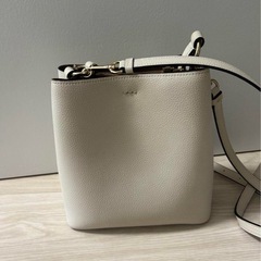 COACH アイボリー ショルダーバッグの画像