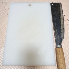 ナイフとまな板の画像