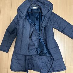 【中古】ベビーベッド、布団、マット一式＋バウンサー＋おまけ（ダンボ＋マタニティコート等）の画像