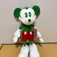 ミッキーマウス　ディズニー　特大　緑　クリーニング済みの画像