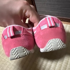 アシックスキッズ 14cm ピンクの画像