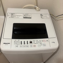 hisense洗濯機の画像