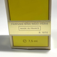 NINA RICCI レールデュタン パルファム 7.5ml 箱付の画像