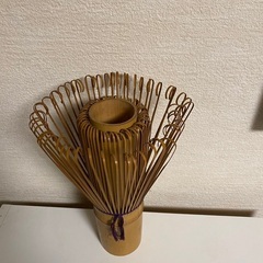 美品　華道具　高山　茶筅型花器　竹香園　伝統工芸品　花入　天然　大型の画像