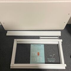 【受け渡し予定あり 9/12 15時】★美品★使用せず★パソコンデスク★組立簡単★ワークデスク★幅100cm×奥行50cm★PC机★在宅勤務★リモートワーク用★の画像