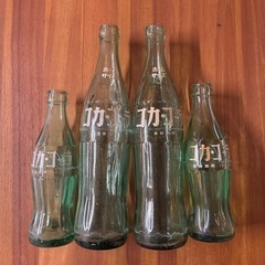 コカコーラ ヴィンテージ レトロ 瓶 4本セットの画像