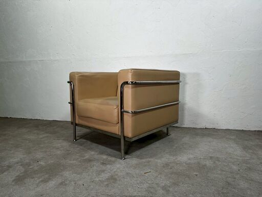 『LC2』ル・コルビジェ シングルソファ アームチェア 1P RWso78 LC2』ル・コルビジェ シングルソファ アームチェア ソファ ソファー 1P