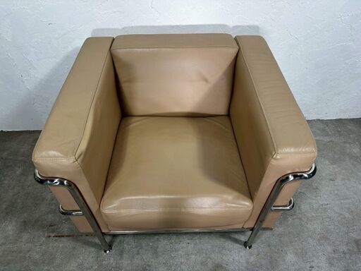 LC2』ル・コルビジェ シングルソファ アームチェア ソファ ソファー 1P