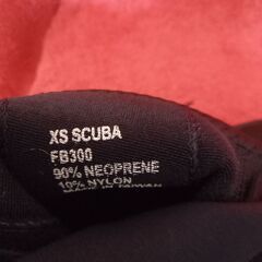 ダイビングブーツ　 フェルト底　 xs scuba　 size　 US5　の画像