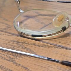 老眼鏡 銀フレーム ジャンク 眼鏡 昭和レトロ ヴィンテージ シルバー 銀製 の画像