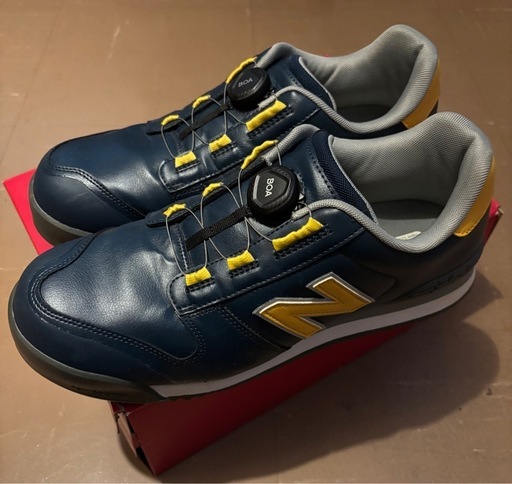 New Balance 安全靴ボストン BOA ネイビー/イエロー
