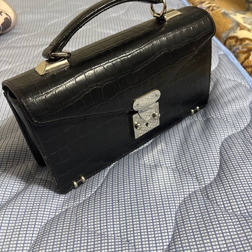 牛革　クロコ押し　バック